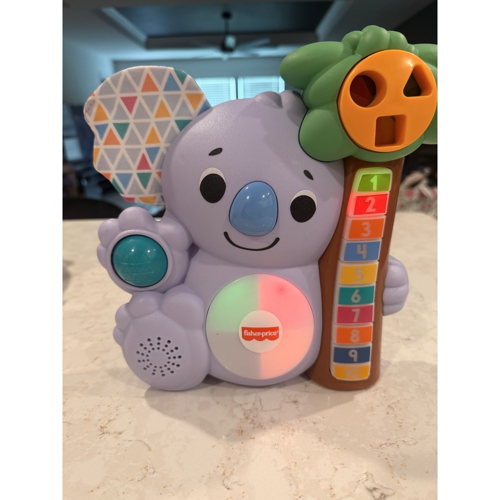 Fisher-Price Linkimals Counting Koala‎ Musical Learning Toy Purple FYK60 Mattel